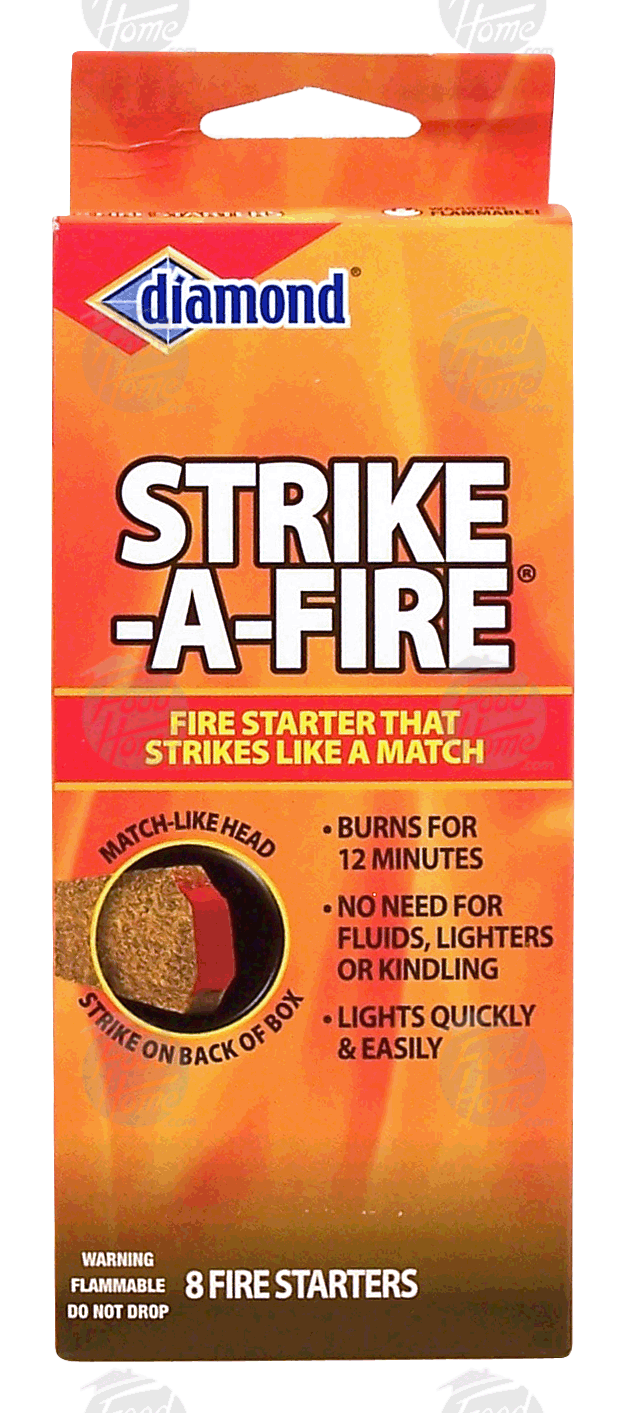 Diamond strike-a-fire fire starter that strikes like a match Full-Size Picture